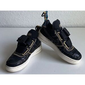NIKE AIR FORCE 1 UTILITY Black History Month QS AF1 BV7783-001 Men’s Sz 6
